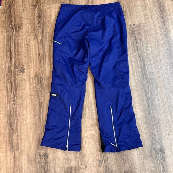 Obermeyer Soft Shell Waterproof Ski/Snow Pants Navy Blue Size 14 - Picture 11 of 13